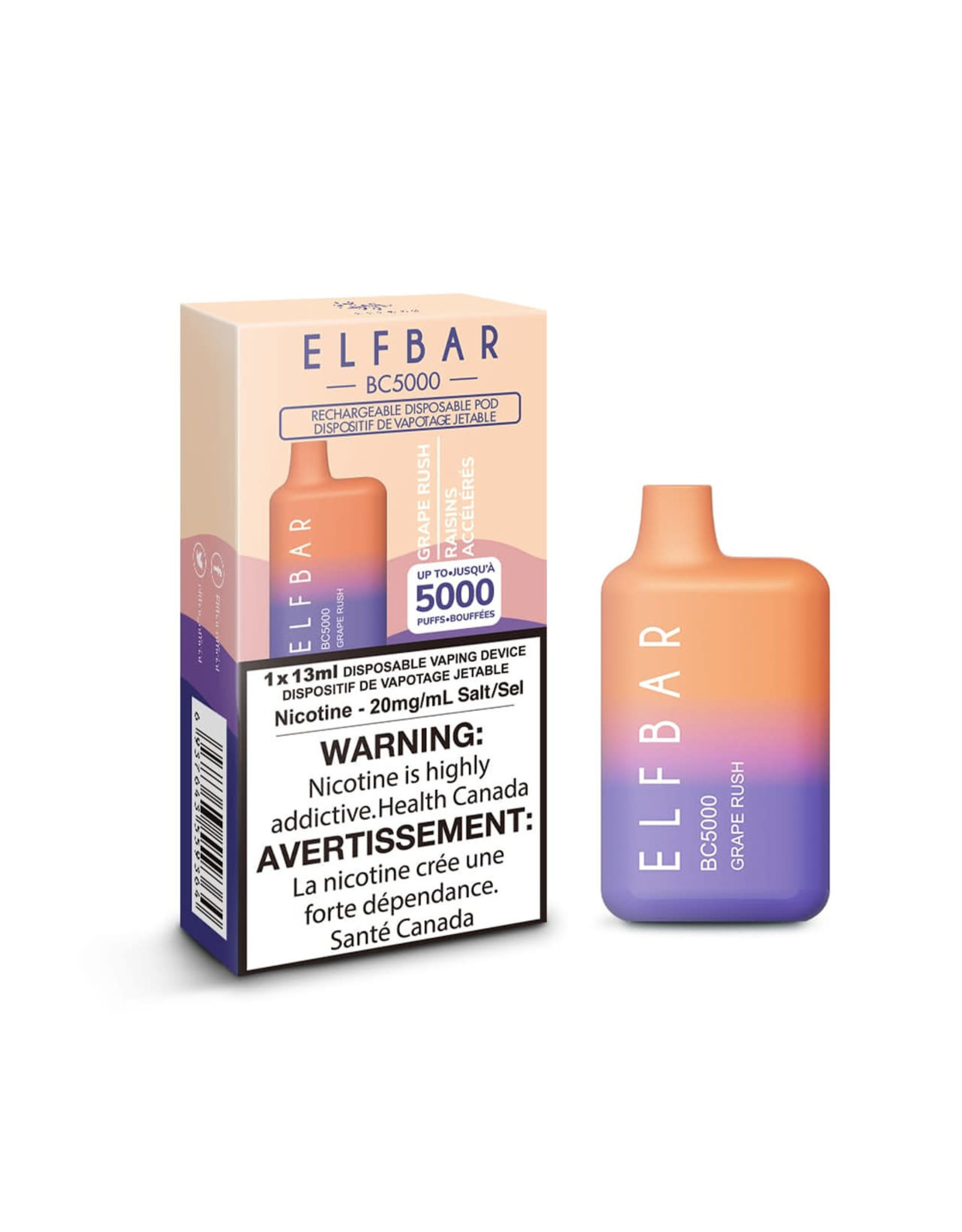 Elf Bar ELF BAR 5000 PUFF DISPOSABLES 13ml