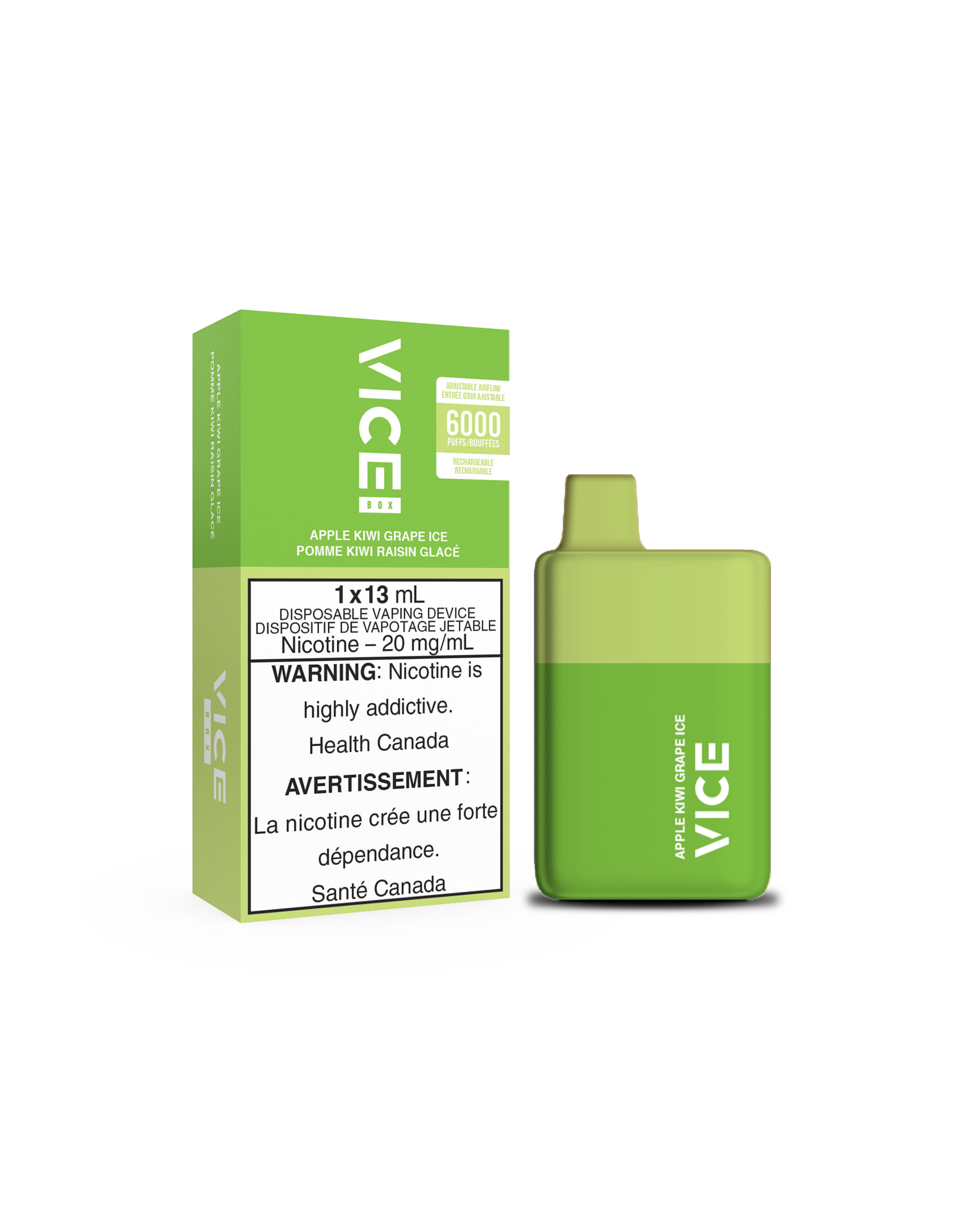 vice box VICE BOX DISPOSABLE - 6000 PUFFS 13ml