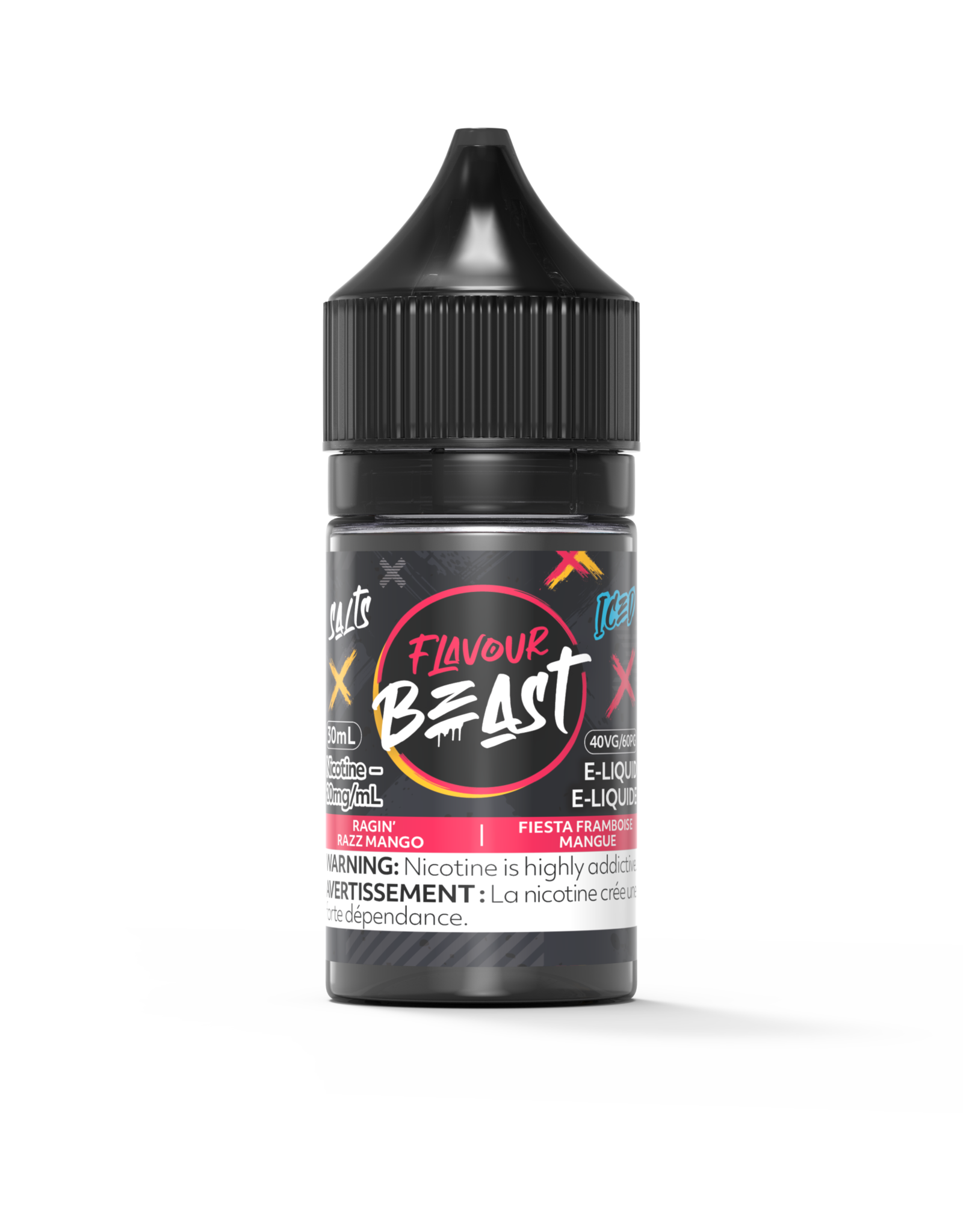 Flavour Beast E-Liquid Flavour Beast E-Liquid Ragin' Razz Mango Iced(30ml/20mg)