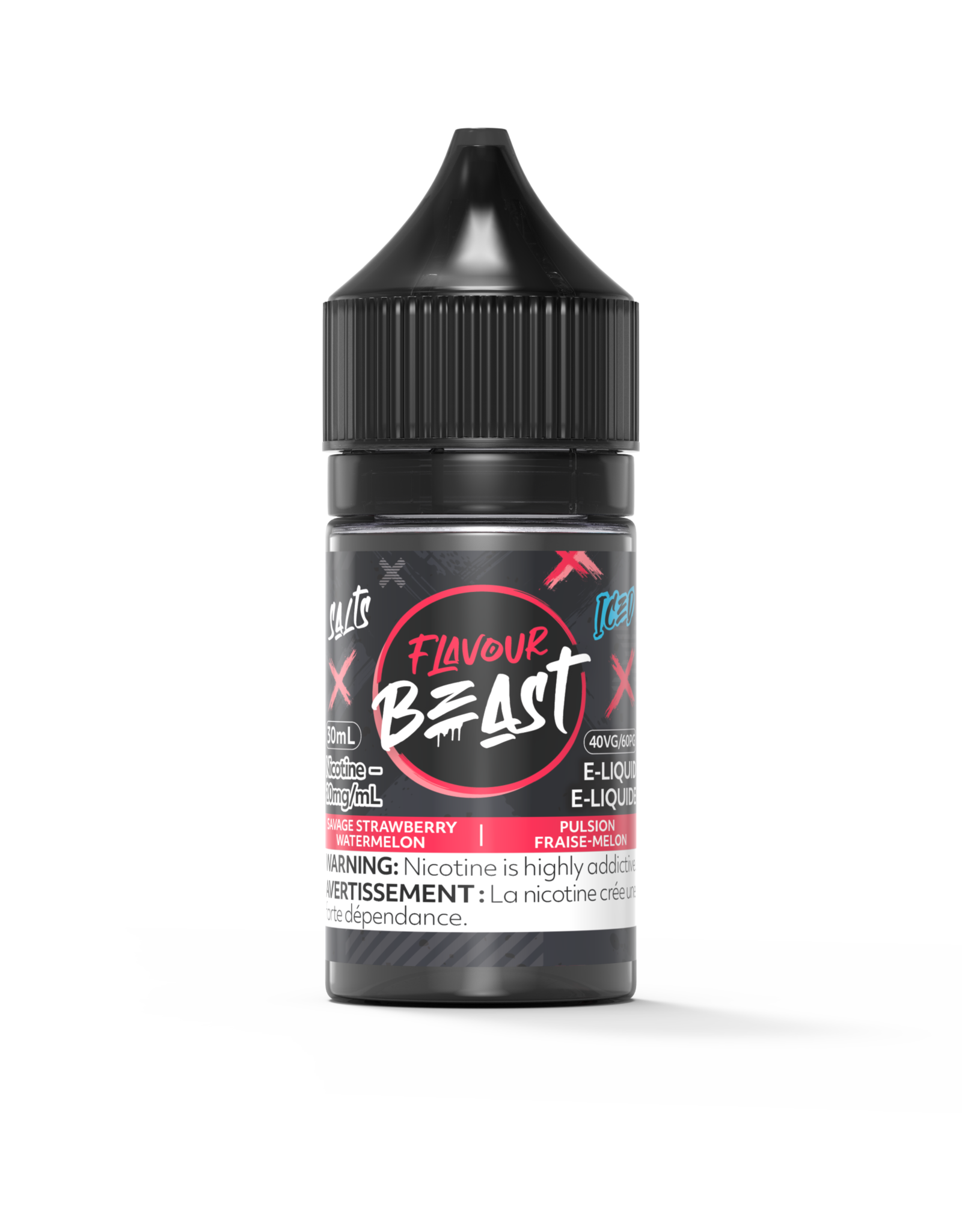 Flavour Beast E-Liquid Flavour Beast E-Liquid Savage Strawberry Watermelon Iced(30ml/20mg)