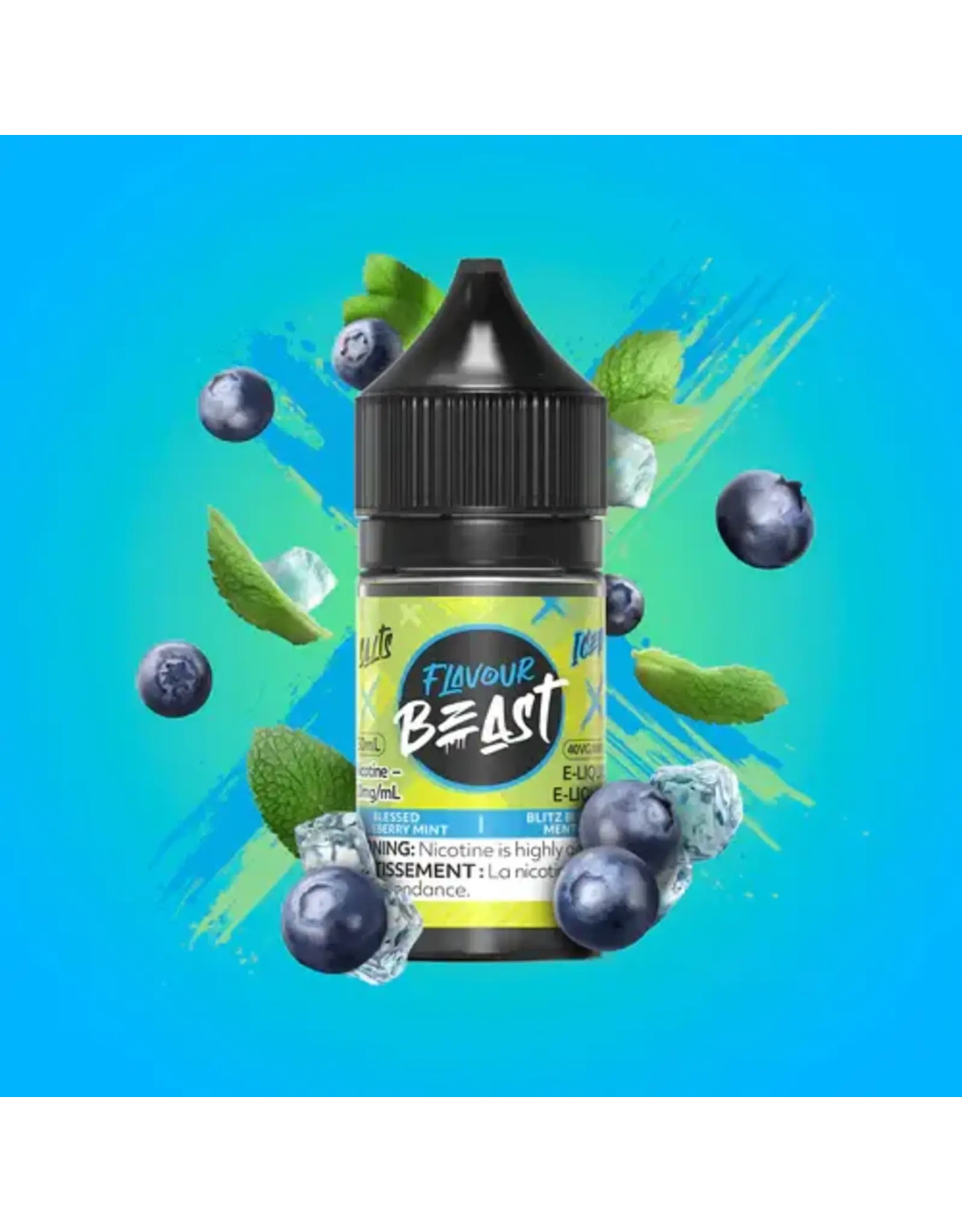 Flavour Beast E-Liquid Flavour Beast E-Liquid BLESSED BLUEBERRY MINT ICED(30ml/20mg)