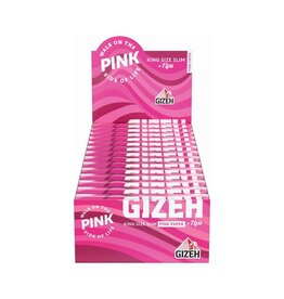 GIZEH GIZEH PINK KING SIZED PAPER AND TIPS