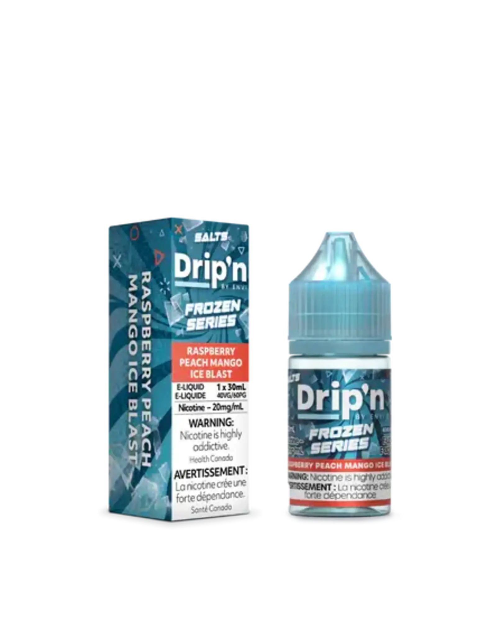 envi Drip'n by Envi Frozen Series Raspberry Peach Mango Ice Blast (30ml/20mg)