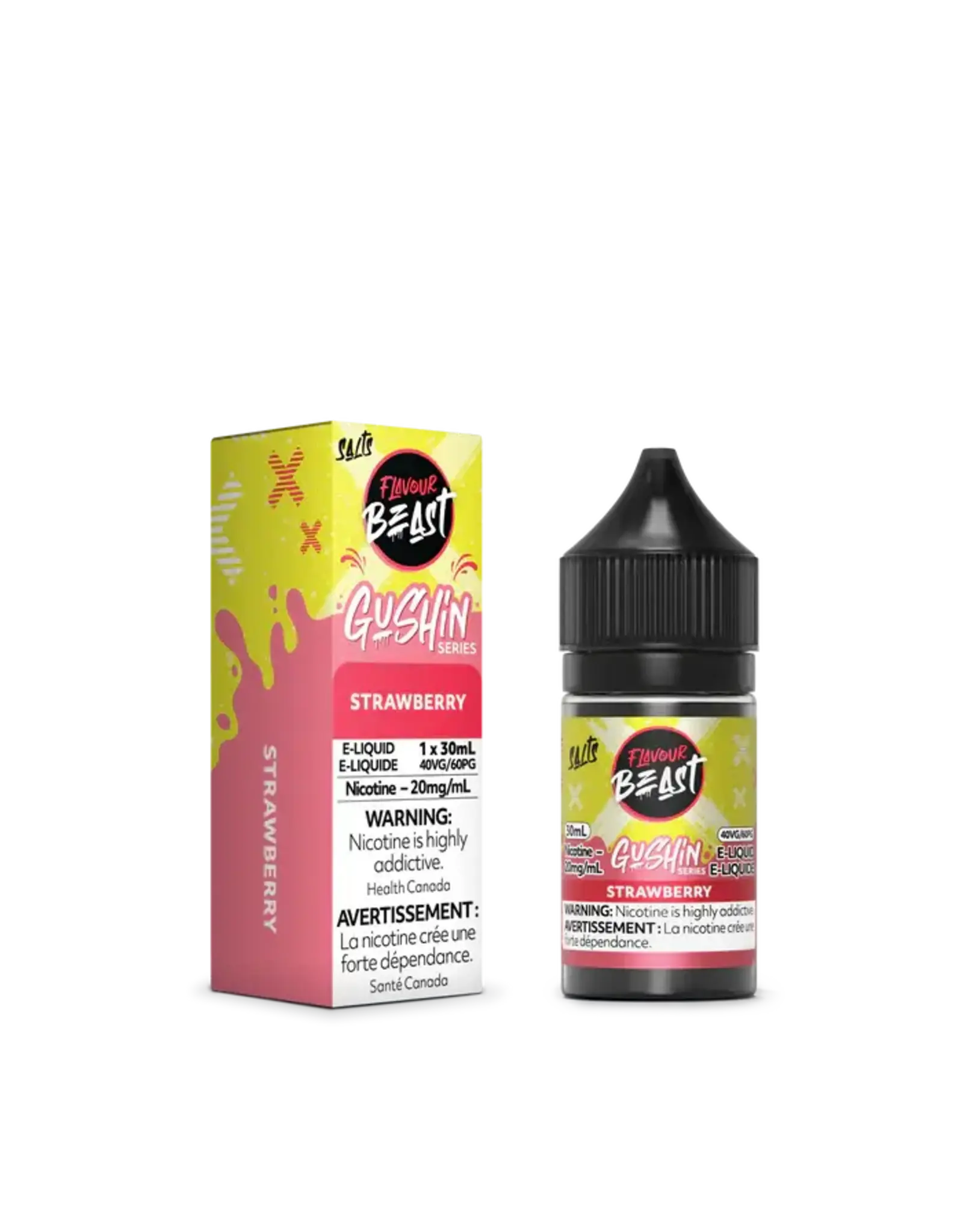 Flavour Beast E-Liquid Flavour Beast E-Liquid GUSHIN STRAWBERRY 20mg/30ml
