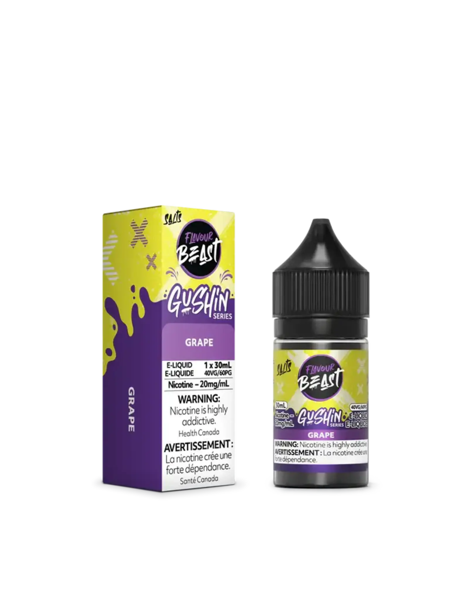 Flavour Beast E-Liquid Flavour Beast E-Liquid GUSHIN GRAPE 20mg/30ml