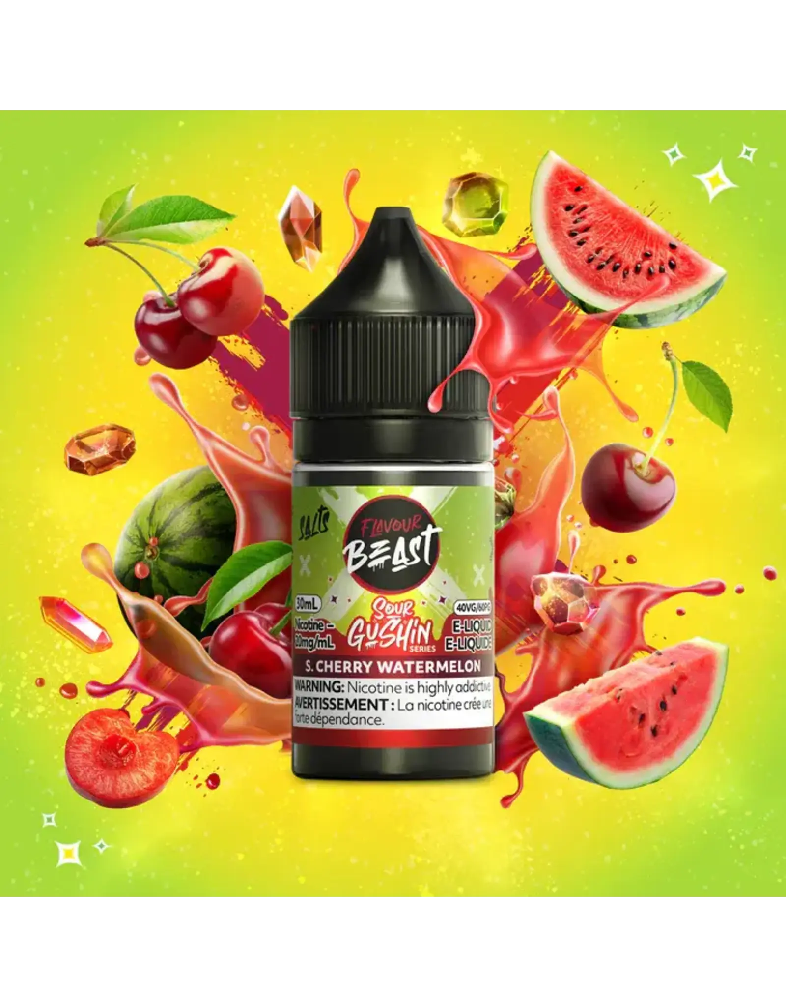 Flavour Beast E-Liquid Flavour Beast E-Liquid S. GUSHIN S. CHERRY WATERMELON 20mg/30ml