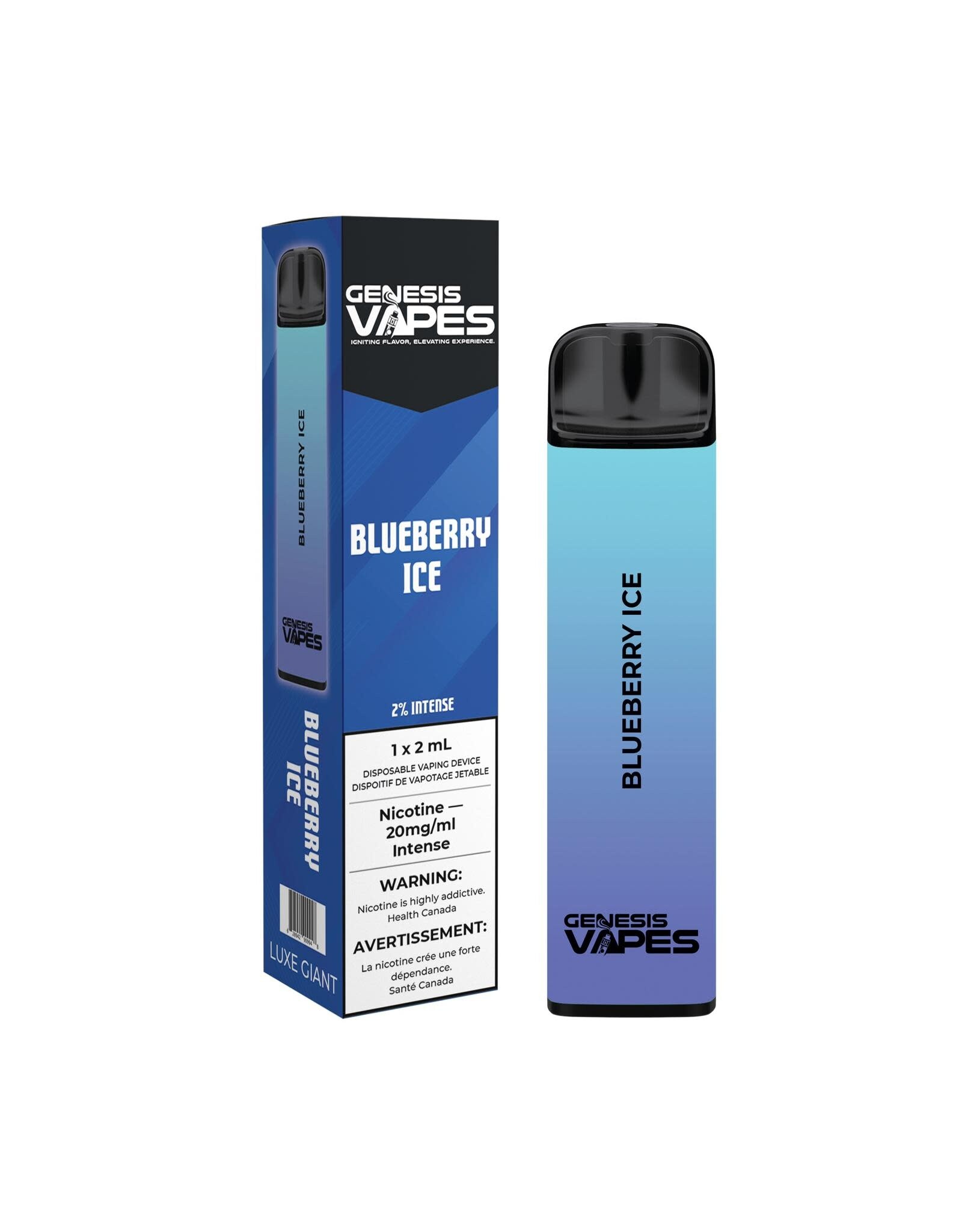 GENESIS GENESIS DISPOSABLE VAPES 2ML