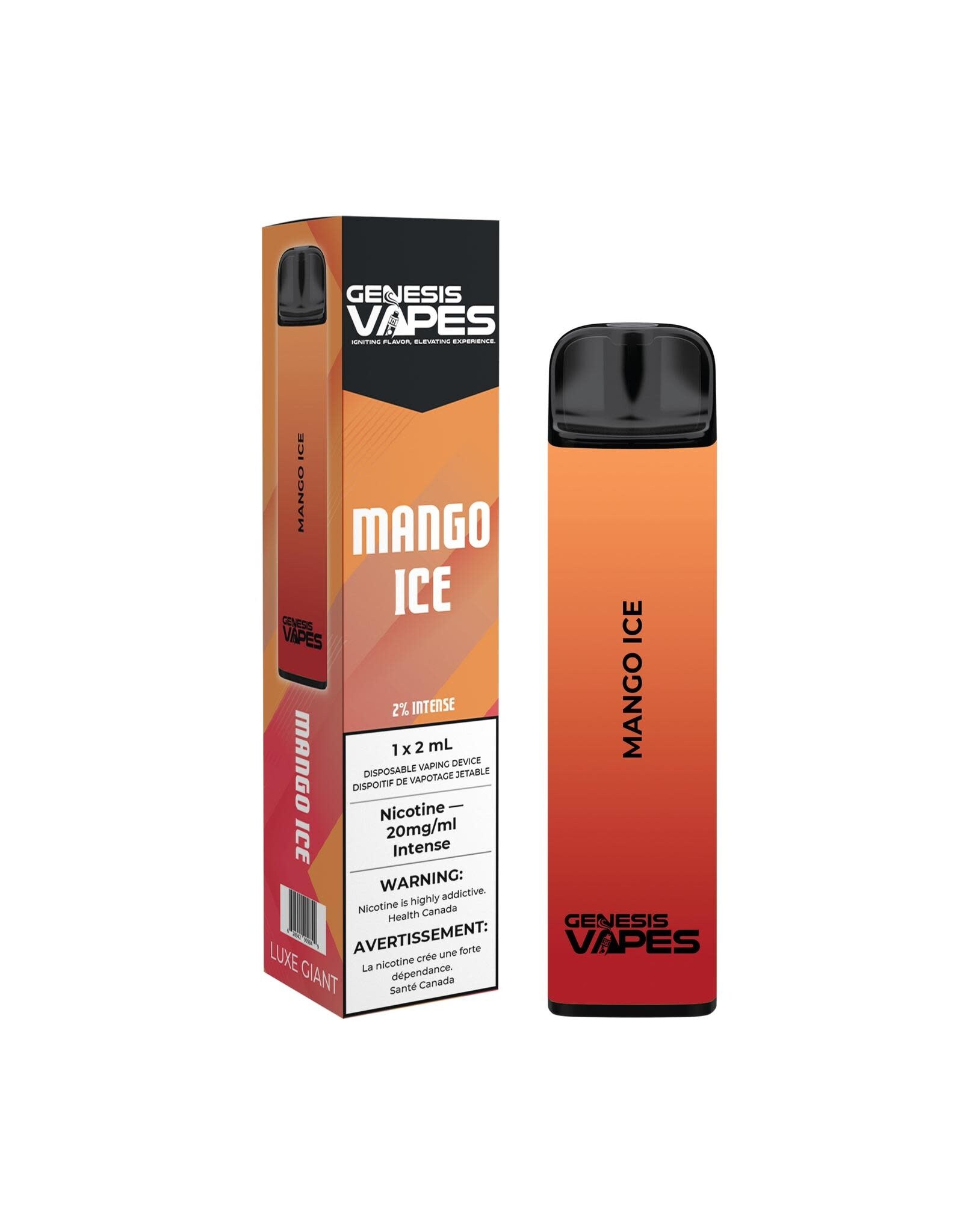 GENESIS GENESIS DISPOSABLE VAPES 2ML