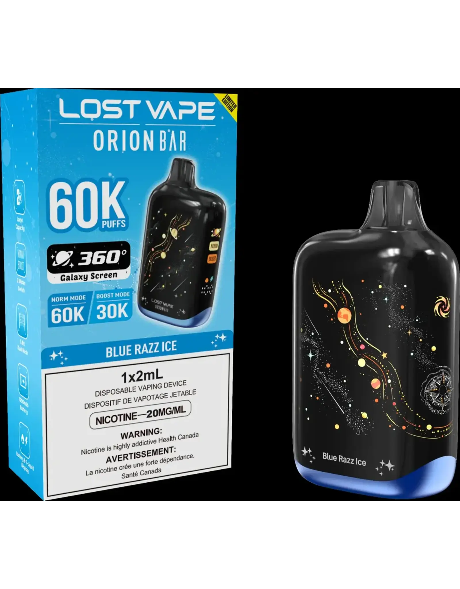 LOST VAPE ORION LOST VAPE ORION BAR DISPOSABLES 2ML