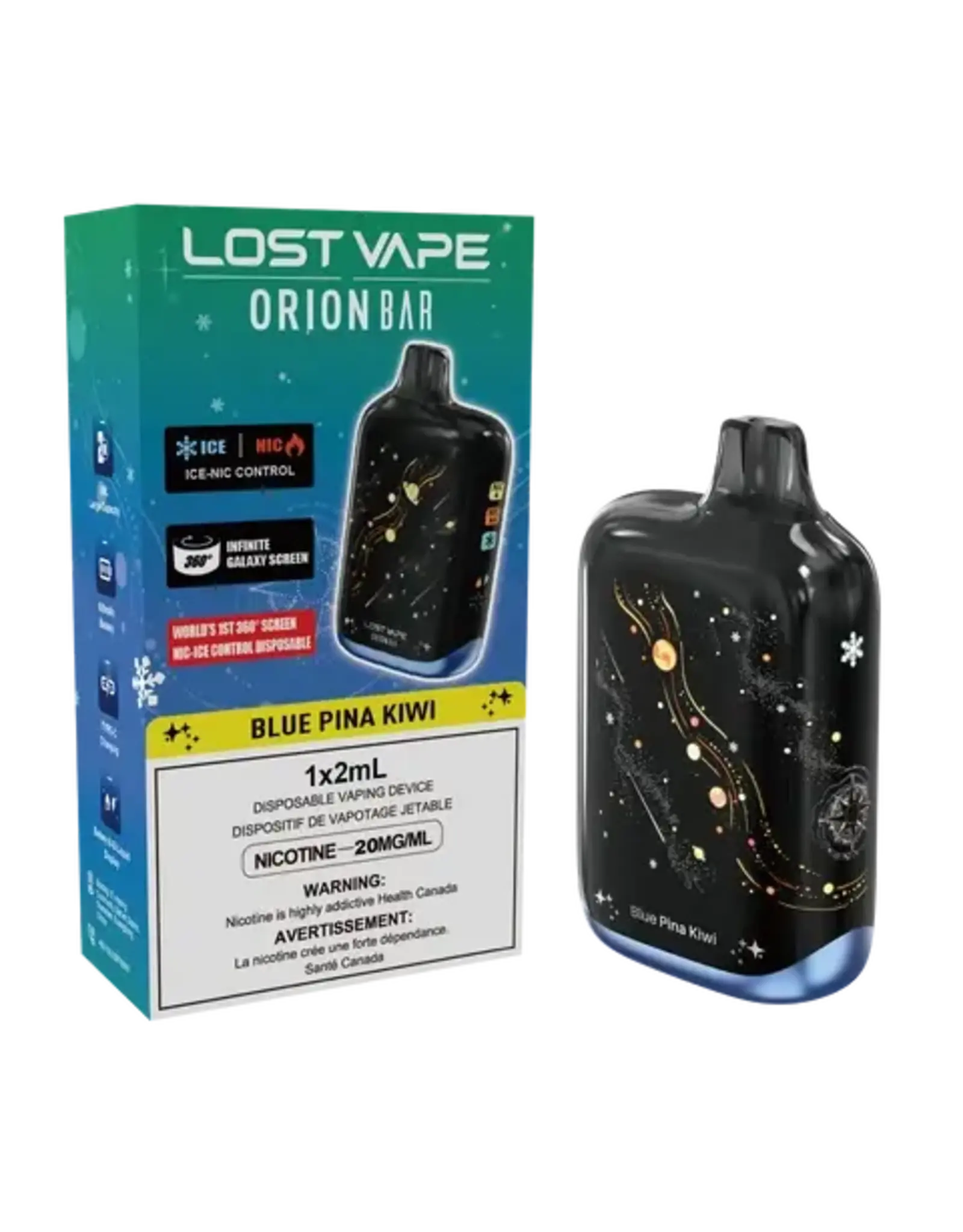 LOST VAPE GALAXY L.V. Galaxy with ICE CONTROL DISPOSABLES 2mL
