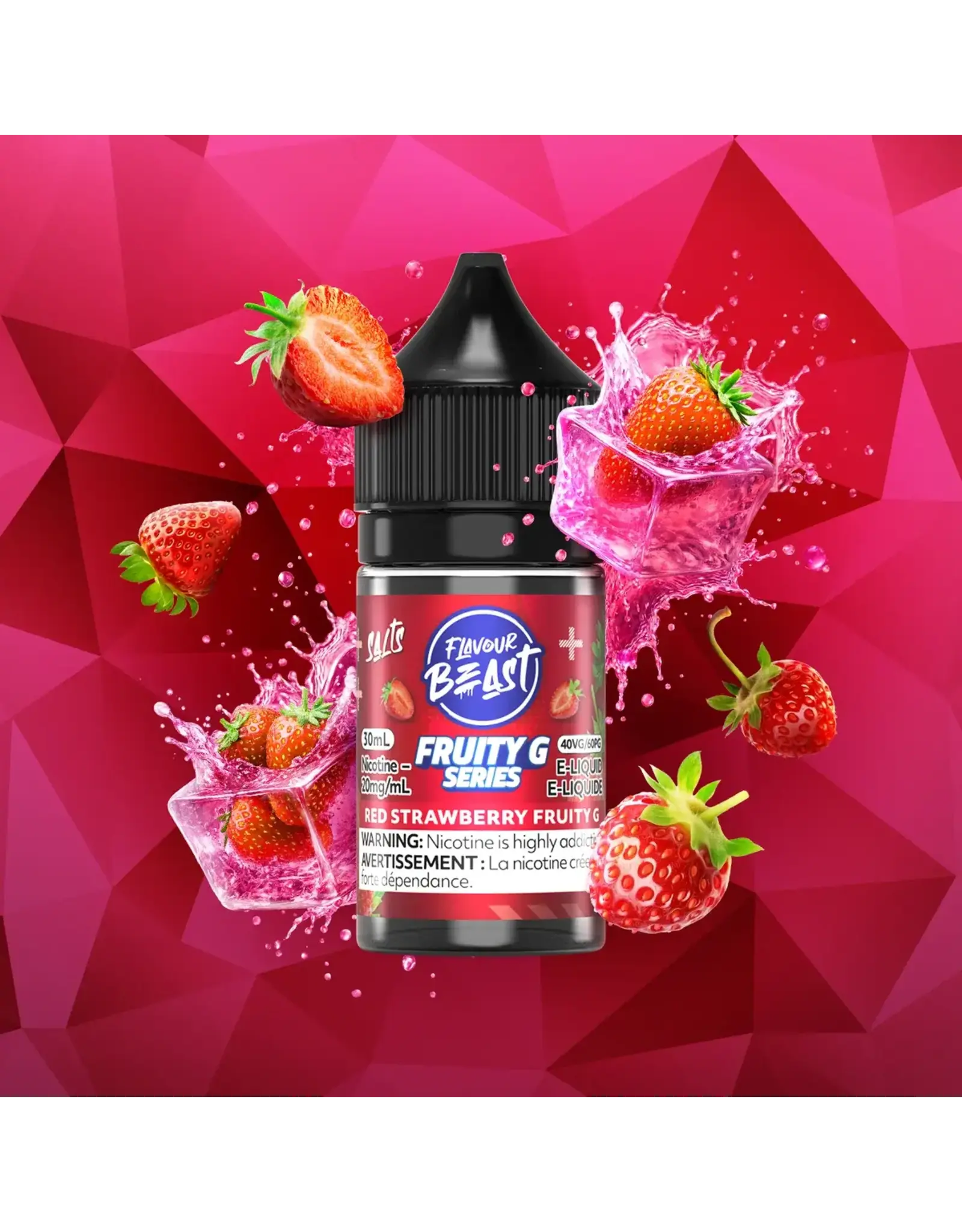 Flavour Beast E-Liquid Flavour Beast E-Liquid RED STRAWBERRY FRUITY G 20MG/30ML