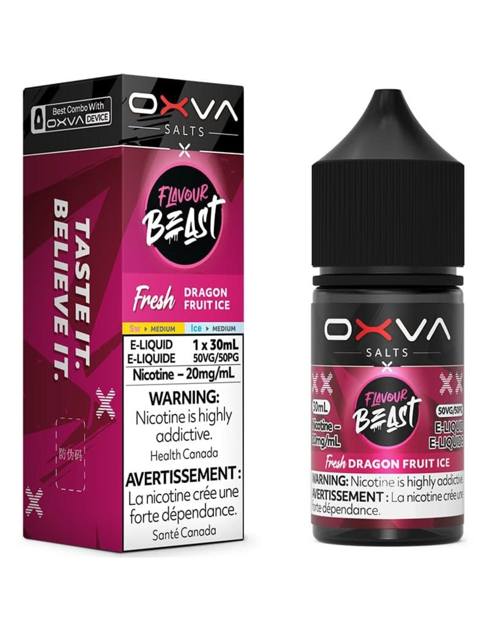 Flavour Beast E-Liquid Flavour Beast X OXVA E-Liquid FRESH DRAGON FRUIT ICE 20MG/30ML