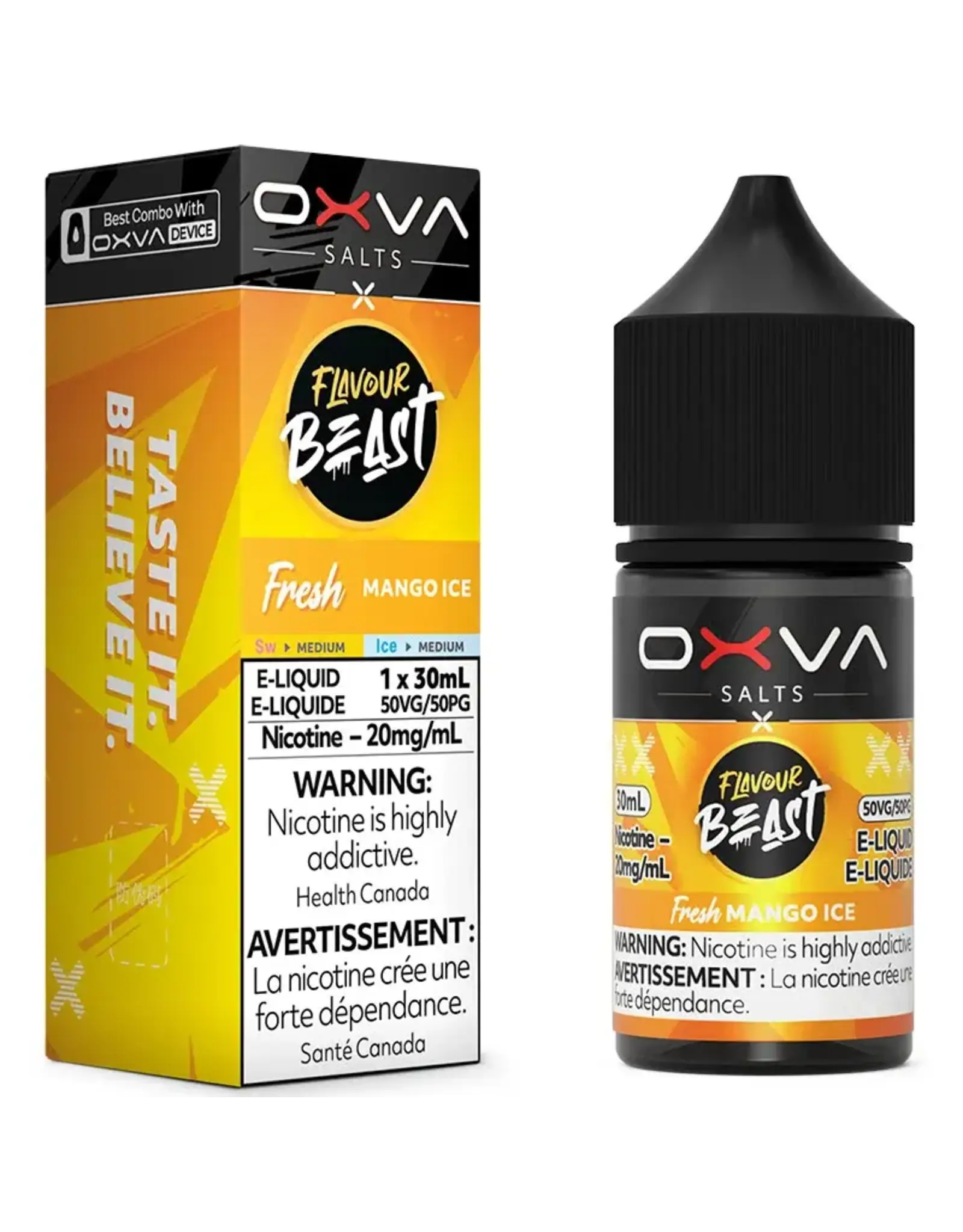 Flavour Beast E-Liquid Flavour Beast X OXVA E-Liquid FRESH MANGO ICE 20MG/30ML