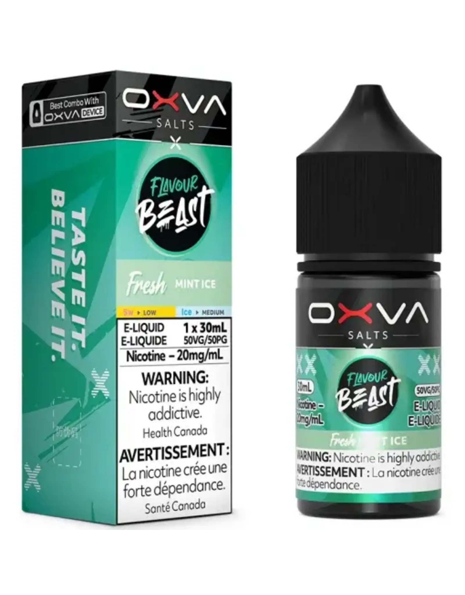 Flavour Beast E-Liquid Flavour Beast X OXVA E-Liquid FRESH MINT ICE 20MG/30ML