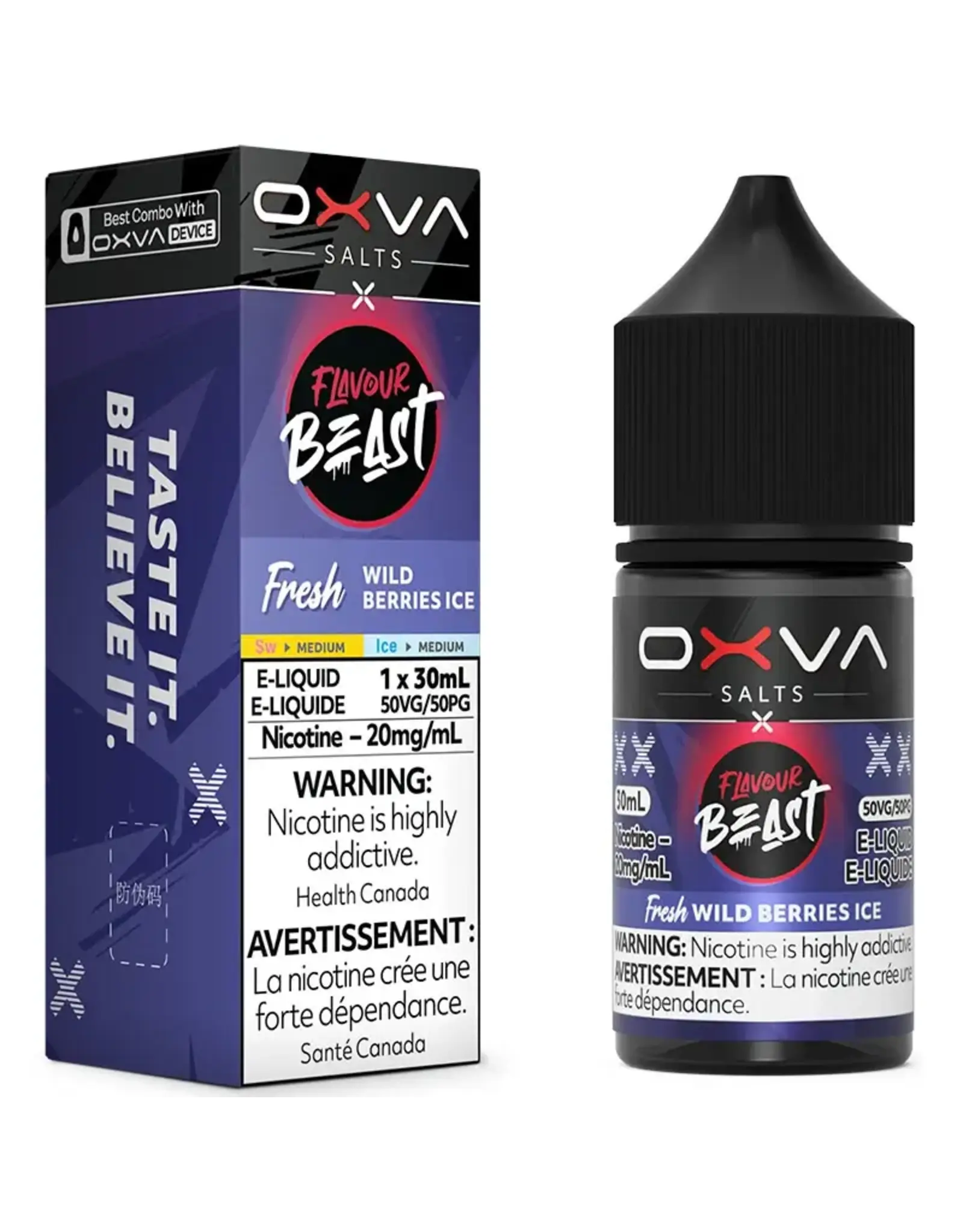 Flavour Beast E-Liquid Flavour Beast X OXVA E-Liquid FRESH WILD BERRIES ICE 20MG/30ML