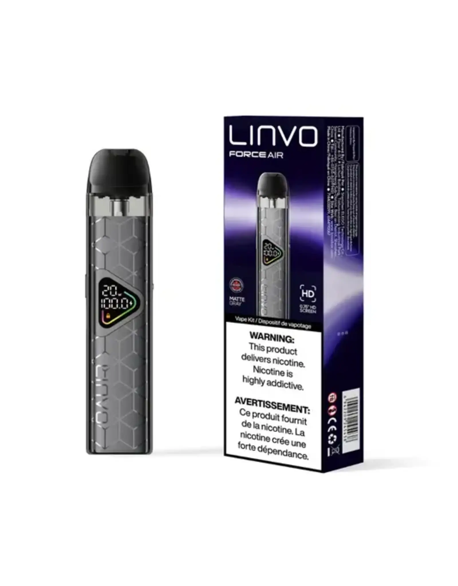 LINVO LINVO FORCE AIR POD KIT MATTE GRAY 2ML