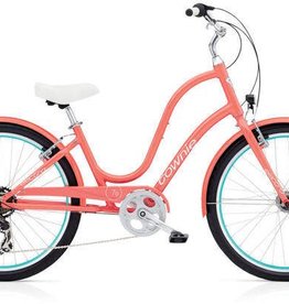 electra townie 7d eq coral