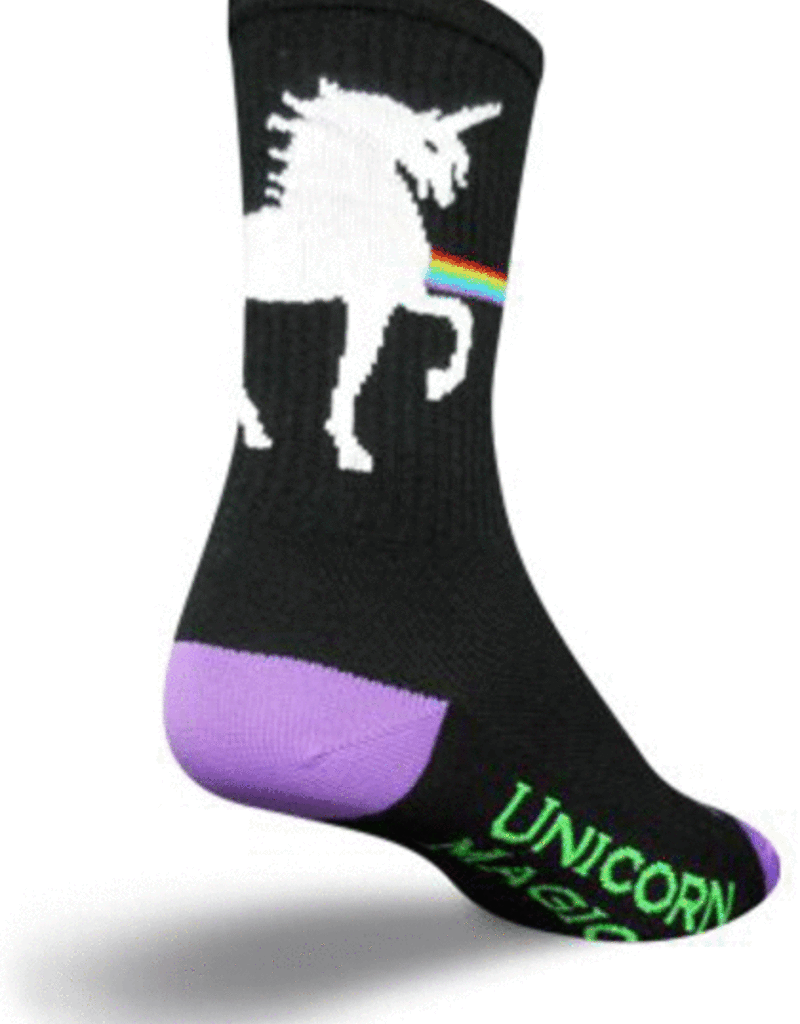 SOCKGUY SG6"CREW UNICORN EXPRES S/M