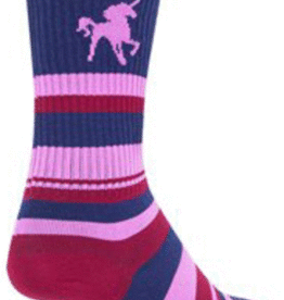 SOCKGUY SG 6" CREW PINK UNICORN S/M