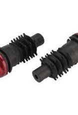 MSW MSW Bar End Lightset with Motion Sensor: Black/Red