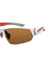 Ryders STRIDER INTERX WHITE-RED / CLEAR, GREY, YELLOW LENS