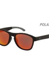 Ryders BOURBON POLAR MATTE BLACK-GREY / GREEN LENS RED MR