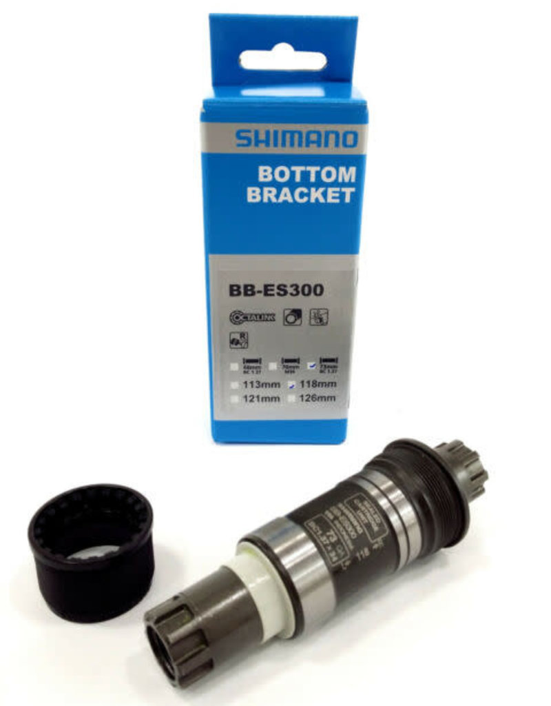 Shimano Shimano Es300 Octalink Shell 68mm Axle 118mm Steel Silver Ebbes300b18 Totally Spoke D