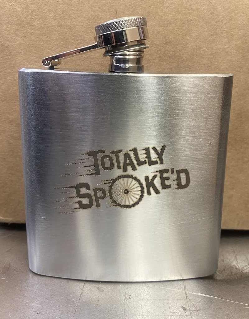 Totally Spoke'd Totally Spoke'd Flask 6oz Stainless