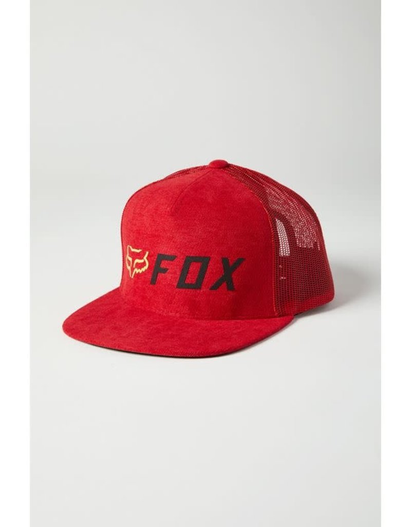 fox head FOX  - YOUTH APEX SNAPBACK HAT [RD/BLK] OS