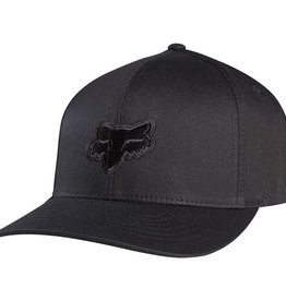 fox head FOX LEGACY FLEXFIT HAT [BLK/BLK] XS/S