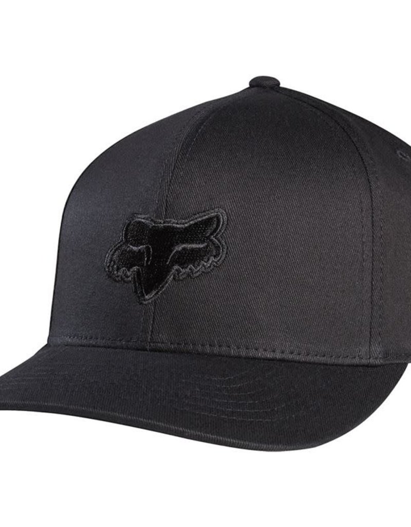 fox head FOX LEGACY FLEXFIT HAT [BLK/BLK] XS/S