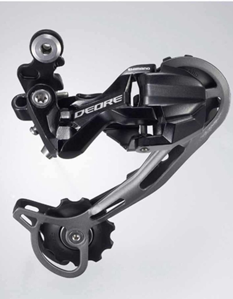 Shimano REAR DERAILLEUR, RD-M592, DEORE, SGS 9-SPEED TOP-NORMAL DIRECT ATTACHMENT, SHADOW DESIGN, IND.PACK