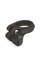 Electra Bicycle Company SEATPOST PART ELECTRA CLAMP W/RACKMOUNTS 28.6mm BLACK (Steel)