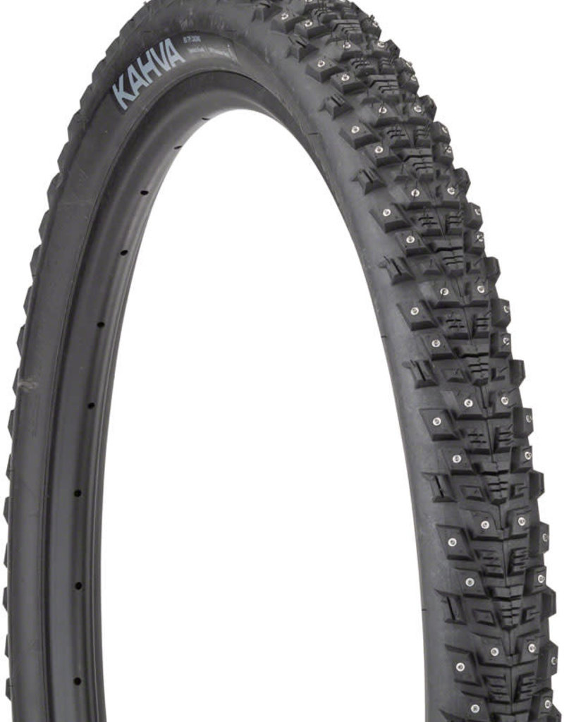 45NRTH 45NRTH Kahva Tire - 27.5 x 2.1, Tubeless, Folding, Black, 60tpi, 240 Concave Carbide Studs