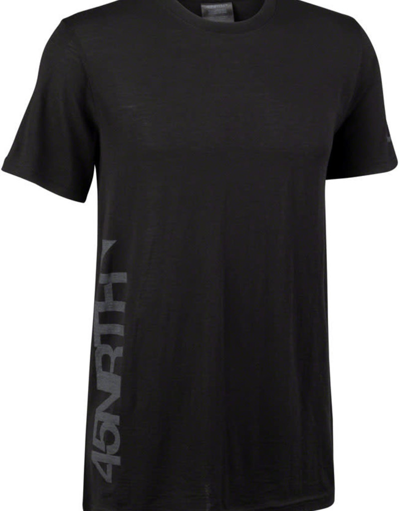 45NRTH 45NRTH LTD Wool T-Shirt - Black, Men's, 2X-Large