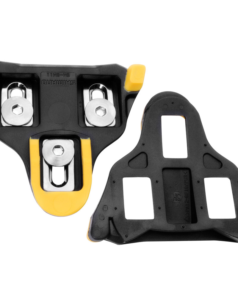 Shimano SHIMANO SPD SL CLEAT SET SM-SH11 YELLOW 6 DEGREE PAIR (SELF-ALIGNING MODE)