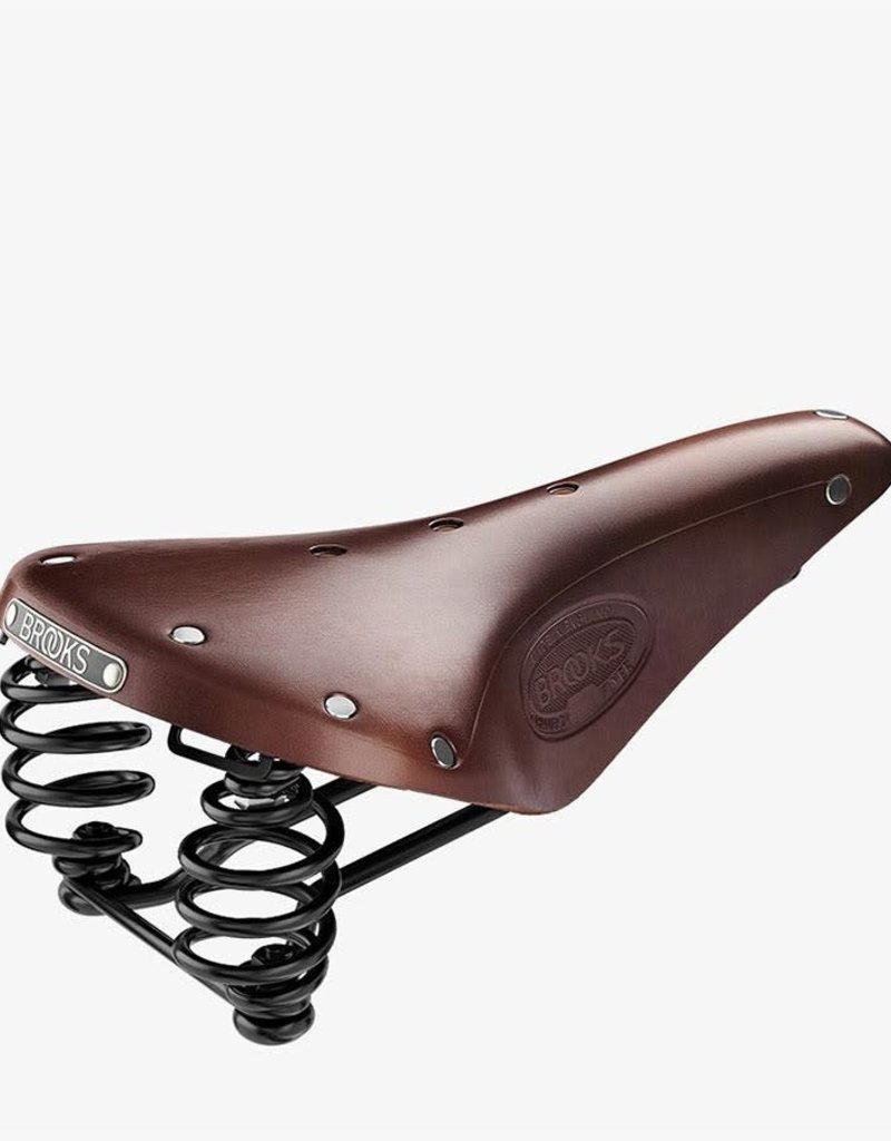 Brooks Brooks, Flyer Mens, Saddle, 275 x 175mm, 860g, Antique Brown