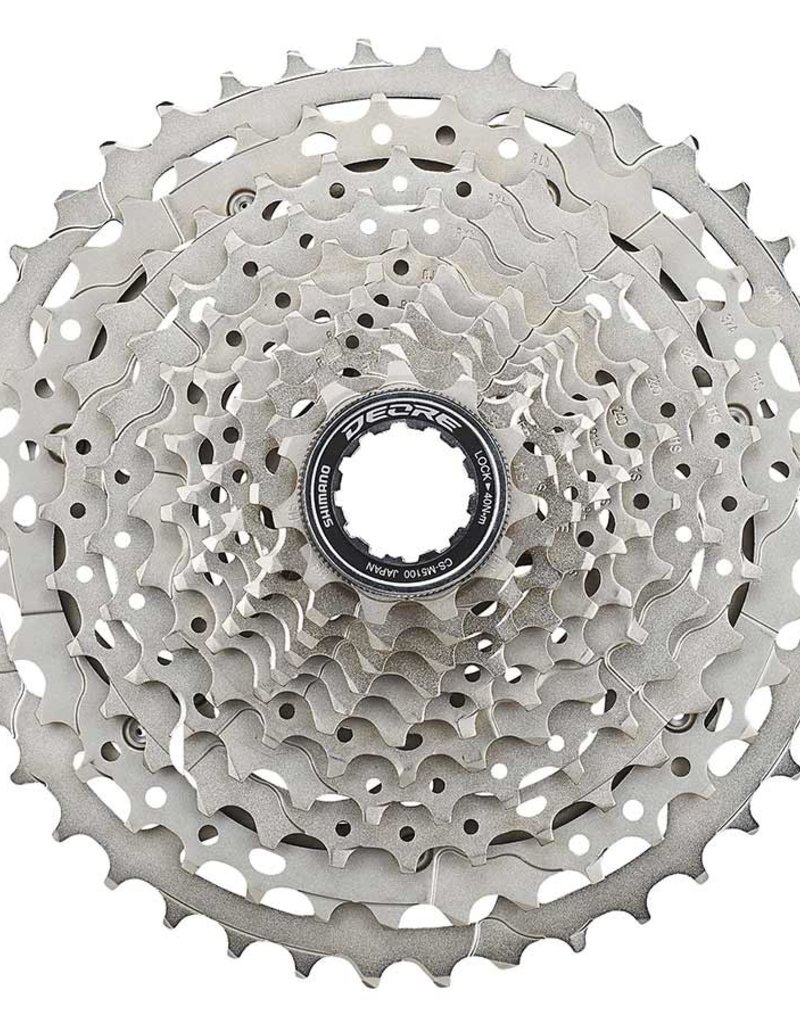 Shimano CASSETTE SPROCKET, CS-M5100, 11-42T, DEORE, 11-SPEED, 11-13-15-17-19-21-24-28-32-37-42T