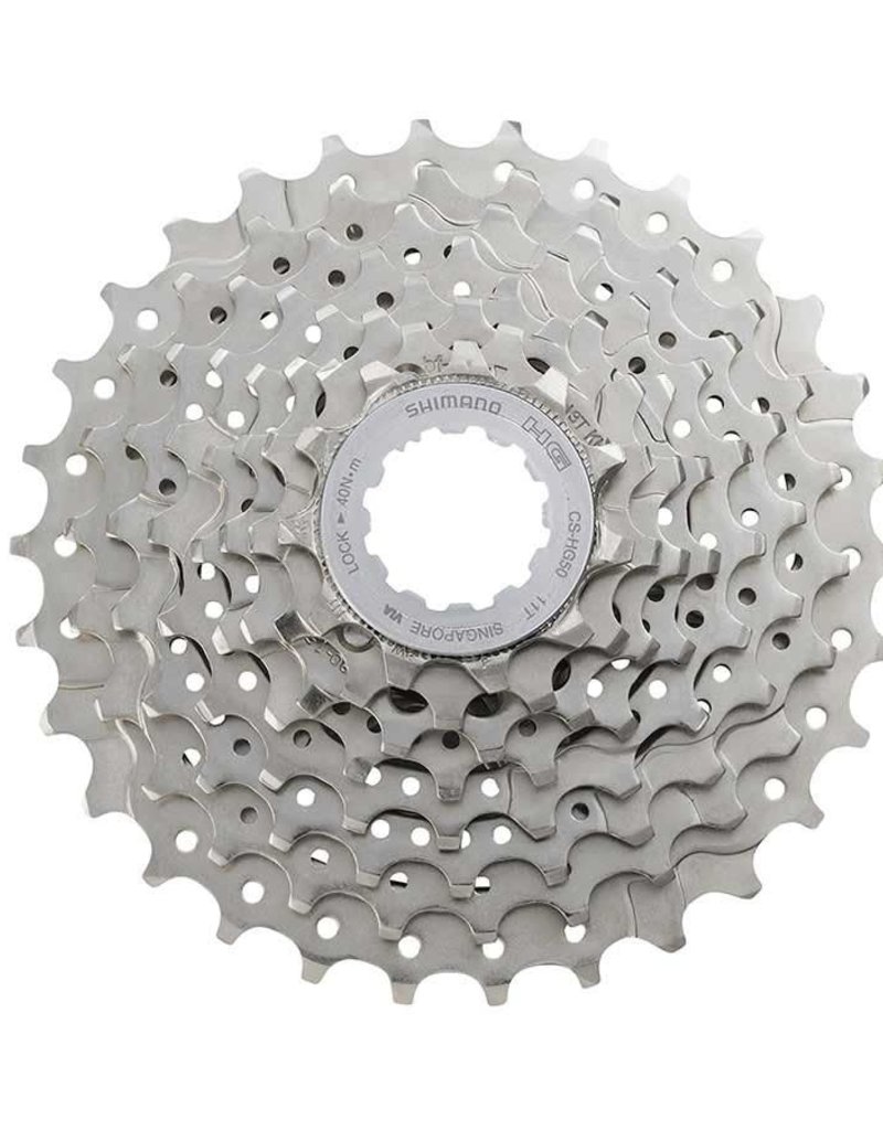 Shimano CASSETTE SPROCKET, CS-HG50 8-S,NI-PLATED, 11-13-15-18-21-24-28-34T