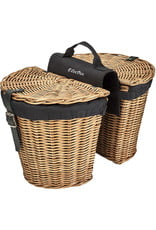 ELECTRA Basket Electra Rattan Panniers w/Liner Natural Rear