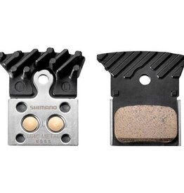 Shimano Shimano, L-Type, Disc Brake Pads, Shape: Shimano K-Type/L-Type, Metallic, Pair, IBPL04CMFA