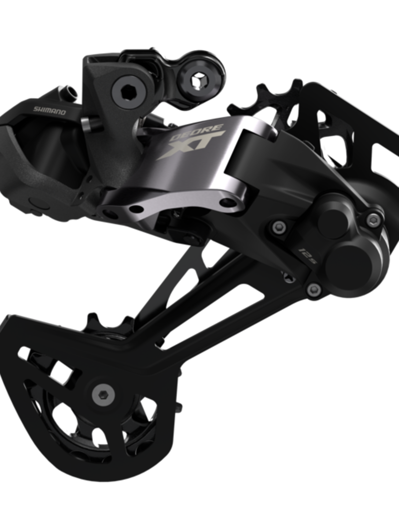 Shimano REAR DERAILLEUR, RD-M8150-12, DEORE XT, SGS 12-SPEED, TOP NORMAL, SHADOW PLUS DESIGN, DIRECT ATTACHMENT