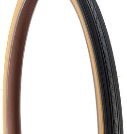 KENDA Kenda Street K40 Tire - 24 x 1-3/8, Clincher, Wire, Black/Tan, 22tpi