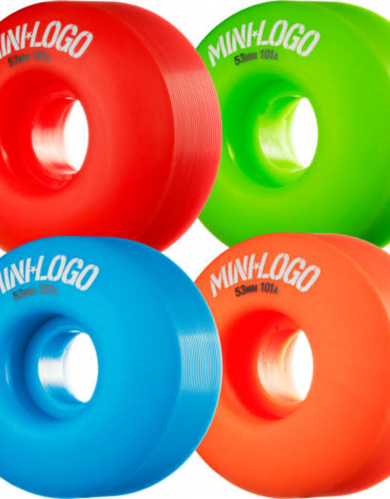 Mini-Logo Mini Logo Skate Wheels 53mm 101a Assorted 4pk