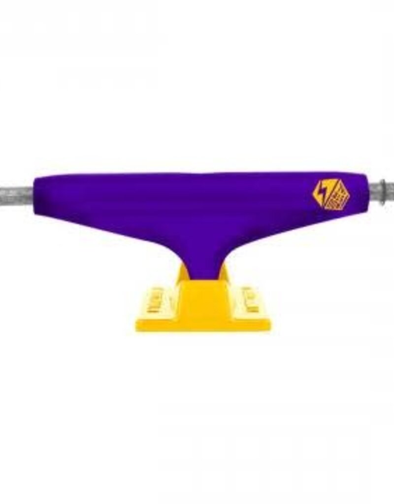 Industrial Industrial 4 Trucks Purple/Yellow 5" Set of 2