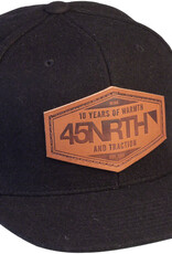 45NRTH 45NRTH 10th Anniversary Wool Snapback Hat - Black, Adjustable
