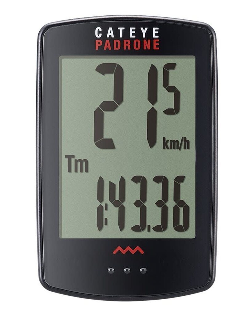 CatEye CatEye, Padrone, Cyclocomputer, Black
