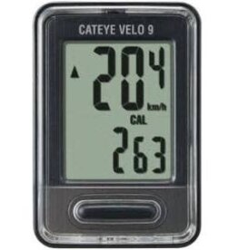 Cat Eye Cat Eye, Velo 9 (CC-VL820), Cyclocomputer, Black