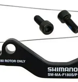 Shimano MOUNT ADAPTER FOR DISC BRAKE CALIPER,SM-MA-F180S/P, I.S. to Post Mount, 180mm, Front