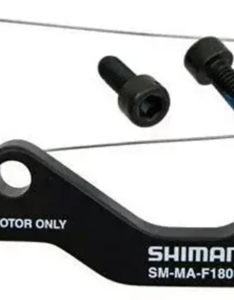 Shimano MOUNT ADAPTER FOR DISC BRAKE CALIPER,SM-MA-F180S/P, I.S. to Post Mount, 180mm, Front